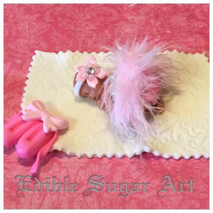 Ballerina Baby Shower Cake Topper