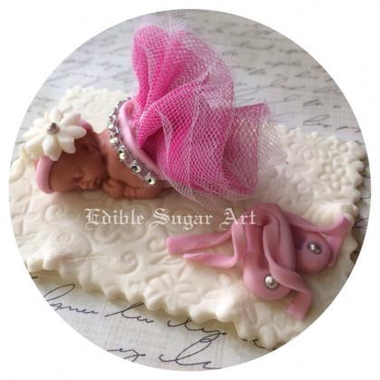 Ballerina Baby Shower Tutu Cake Topper