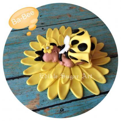 BUMBLE BEE BABY Shower Cake topper ..