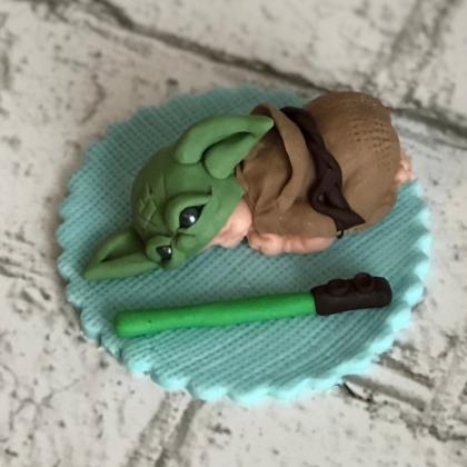 BABY YODA CAKE Topper baby Yoda bab..