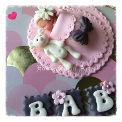 BABY SHOWER CAKE Topper princess gi..