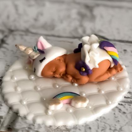 Unicorn Baby Shower Cake Topper Unicorn Party Pink..