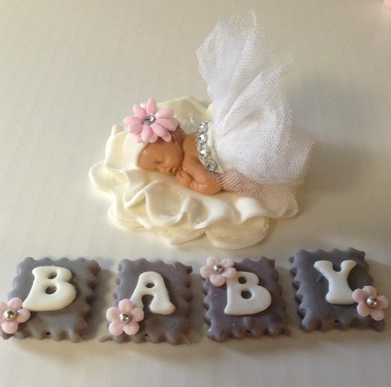 Baby Shower Cake Topper Fondant Baby on Luulla
