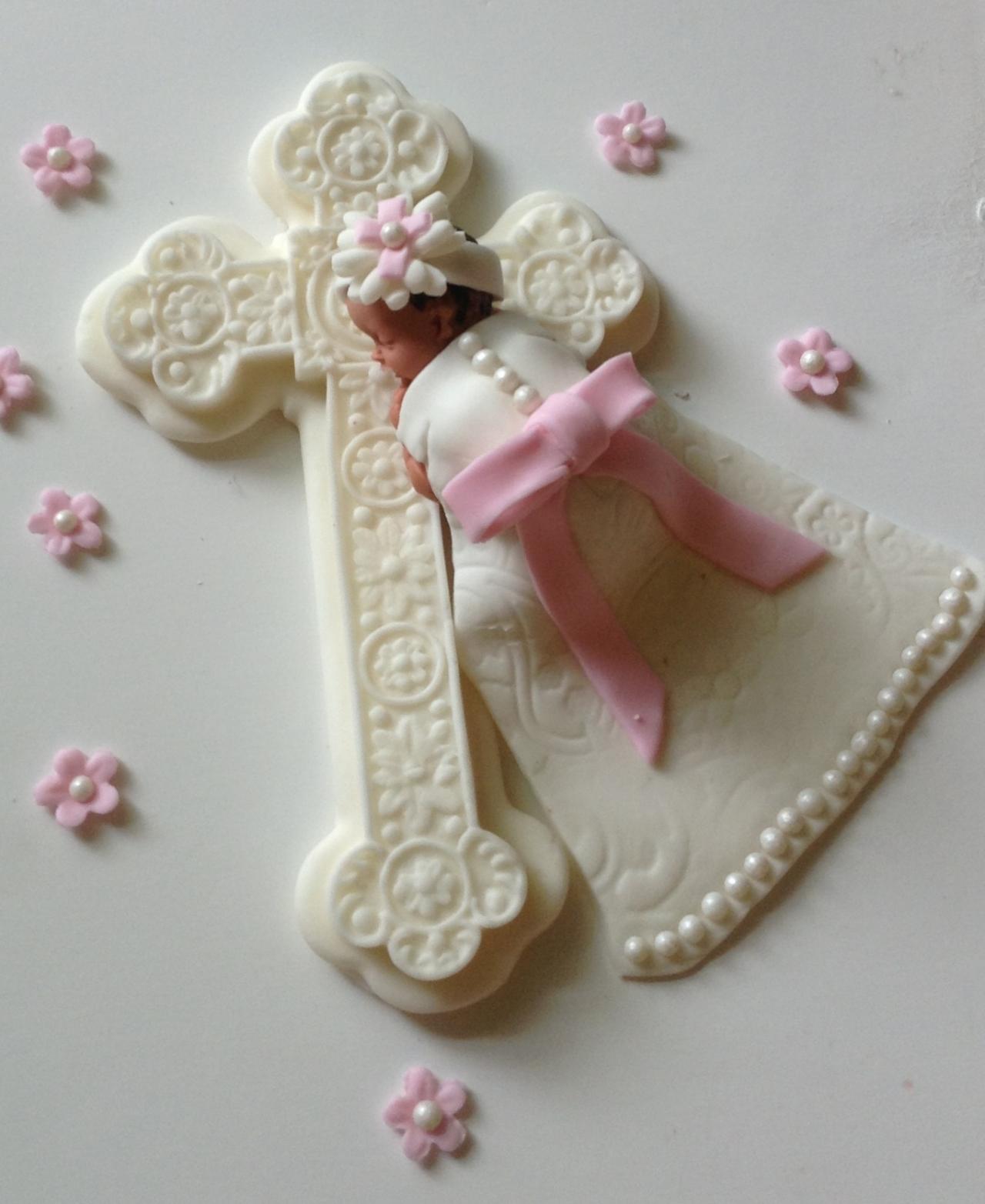 Christening Cake Topper on Luulla