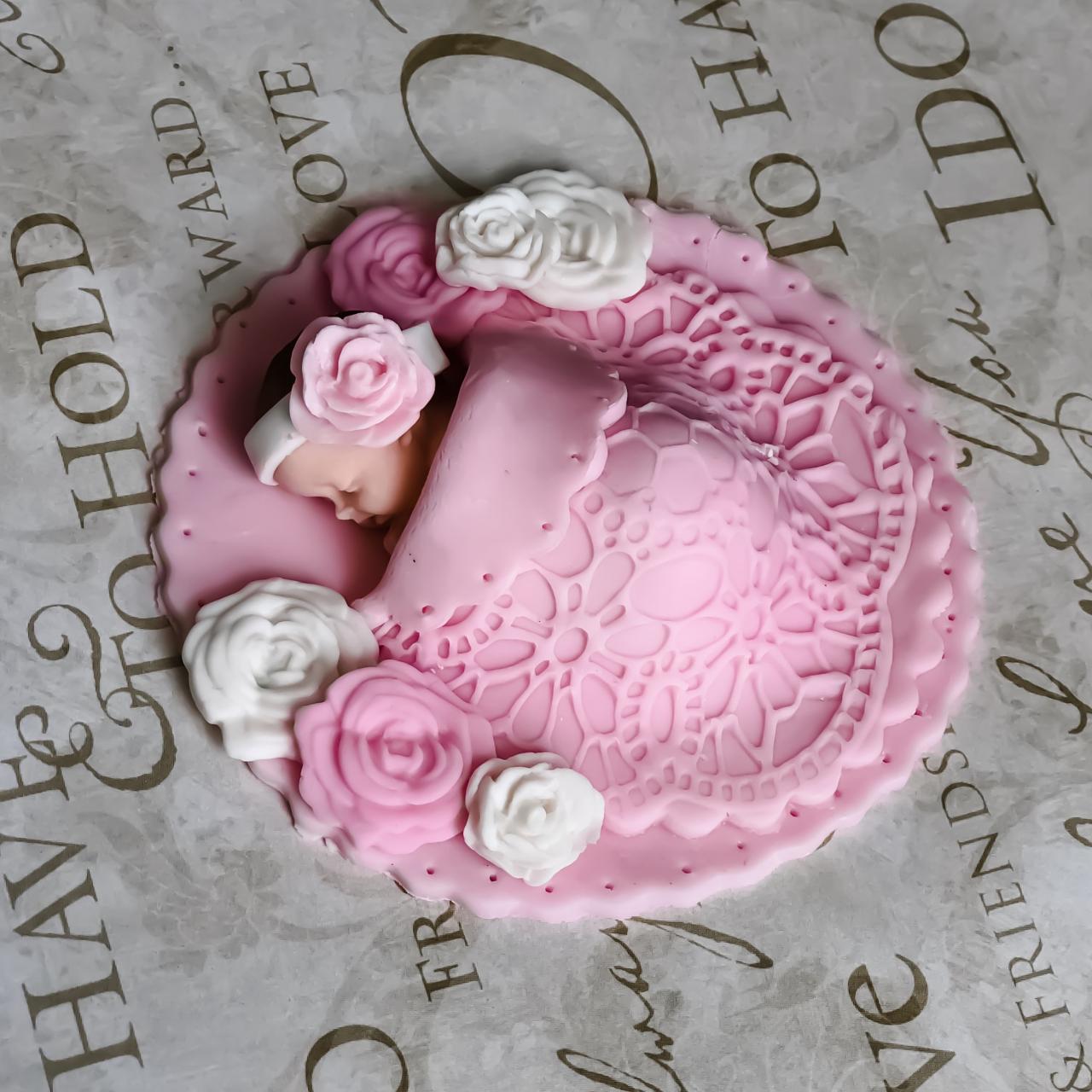 Baby Shower Cake Topper, Fondant Baby Shower Cake Topper, Cake Topper