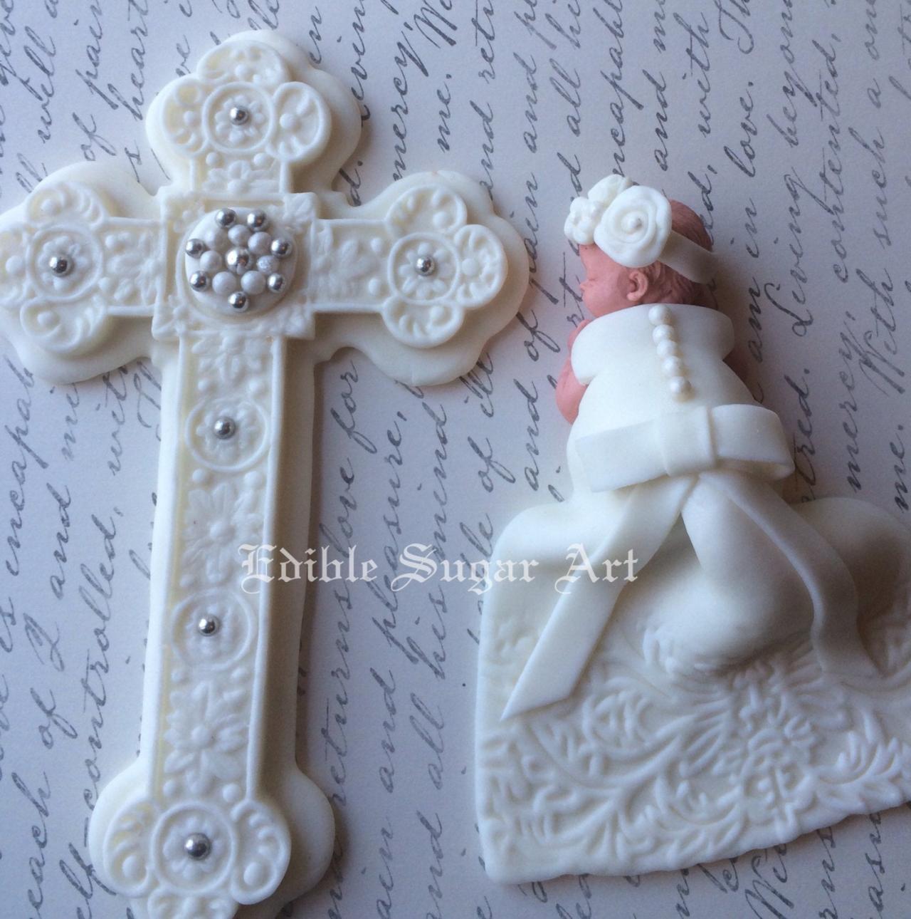CHRISTENING CAKE TOPPER | Baptism Cake topper | Baptism cross | Cross cake topper | Cross | Christening decorations | Baptism Decorations 