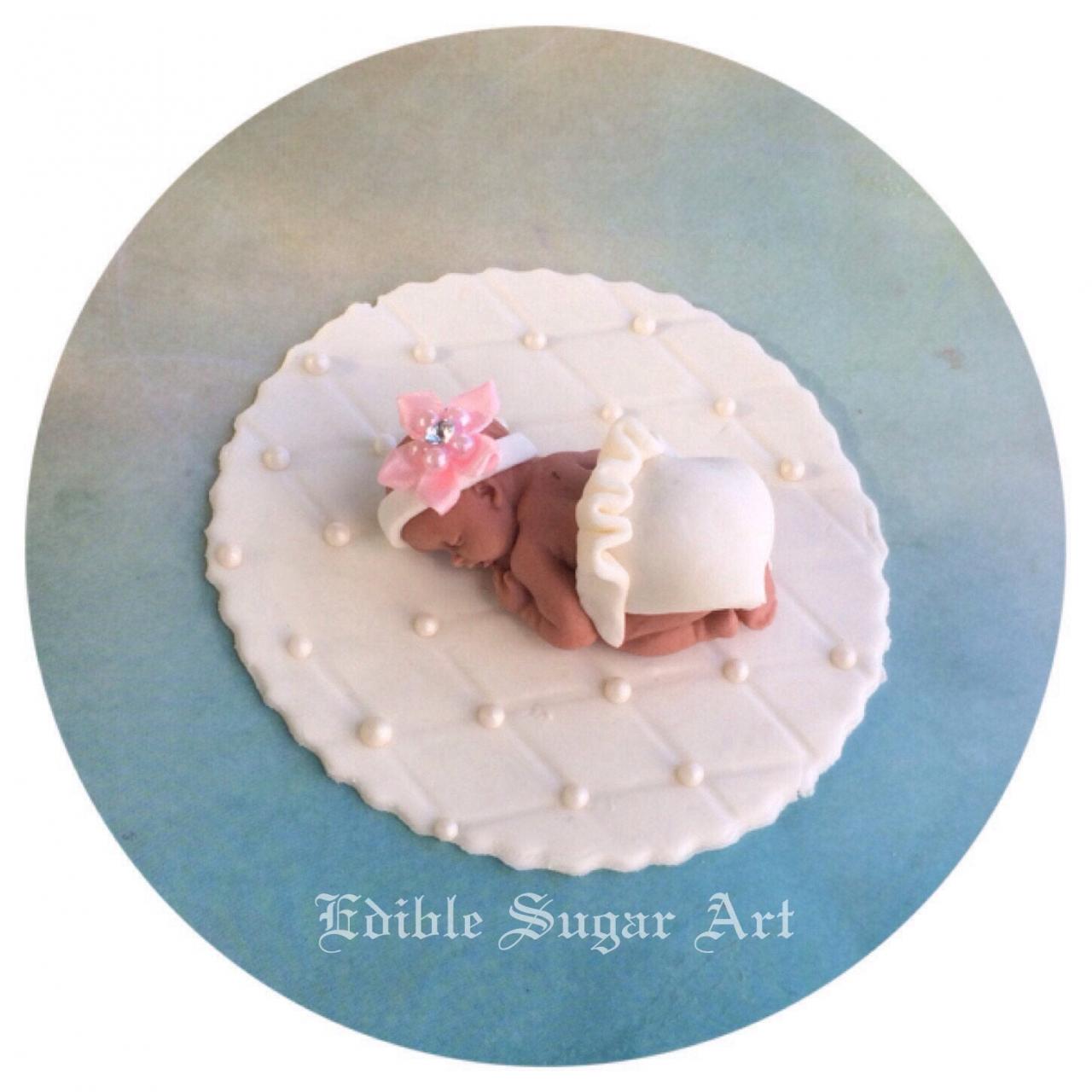 BABY SHOWER CAKE topper / summer baby shower / cake topper baby girl / girl baby shower / cake topper for girl / fondant cake topper