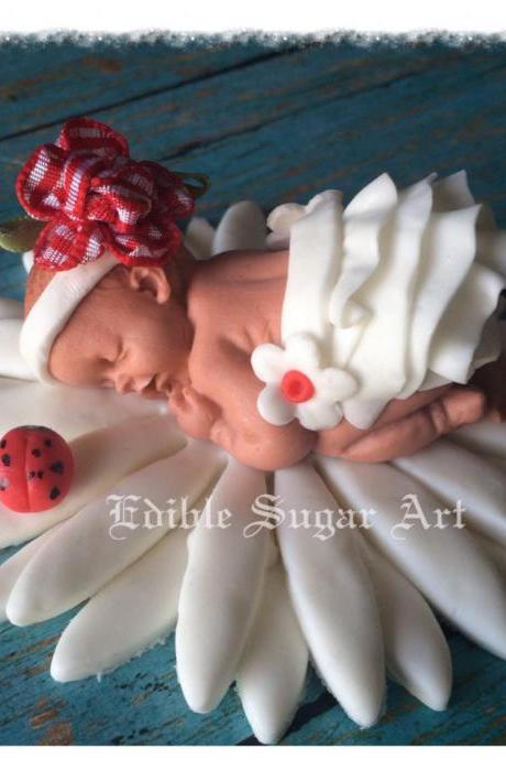 LADY BUG BABY Shower cake topper