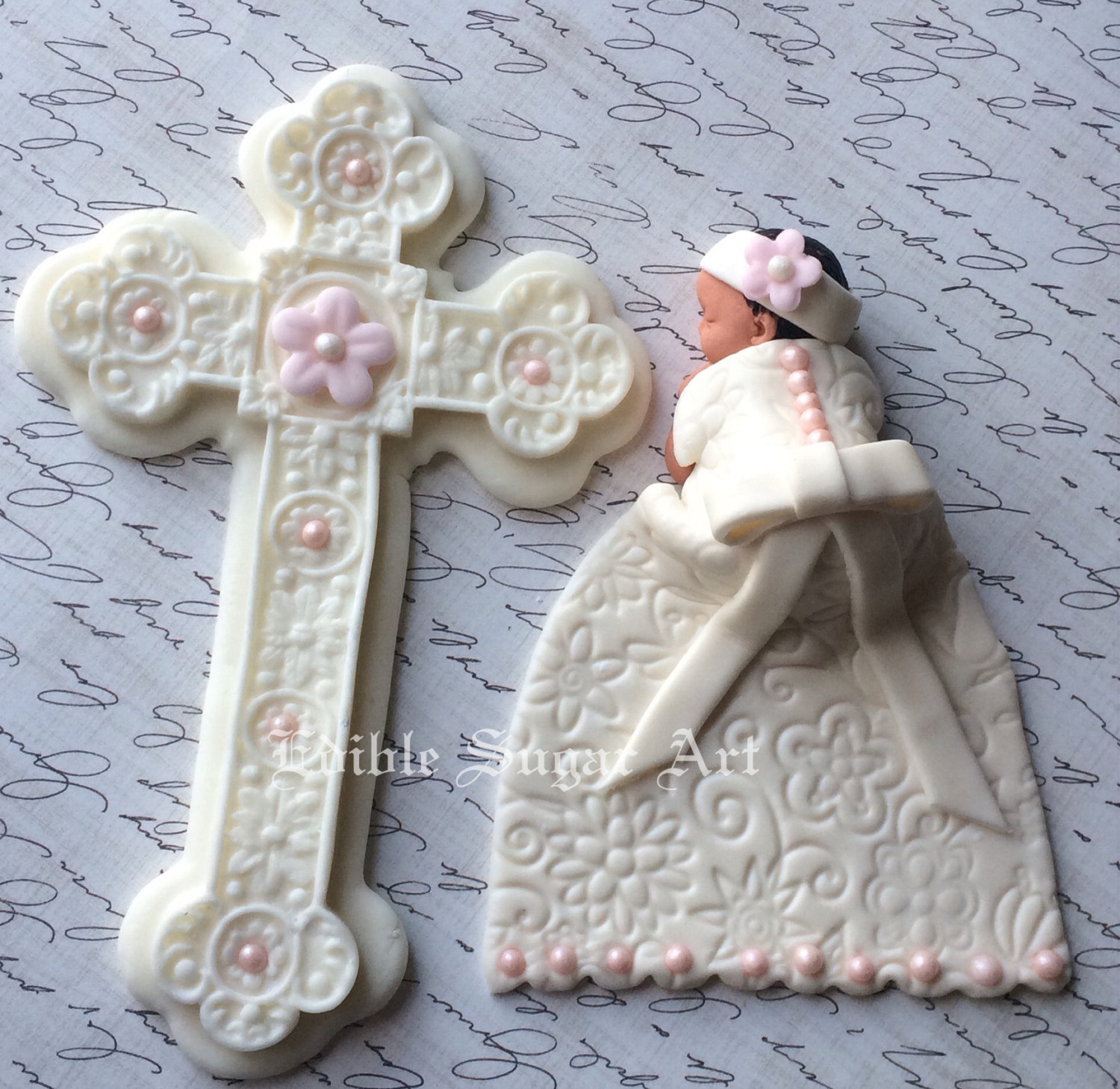 Baptism Cake Topper Girl on Luulla