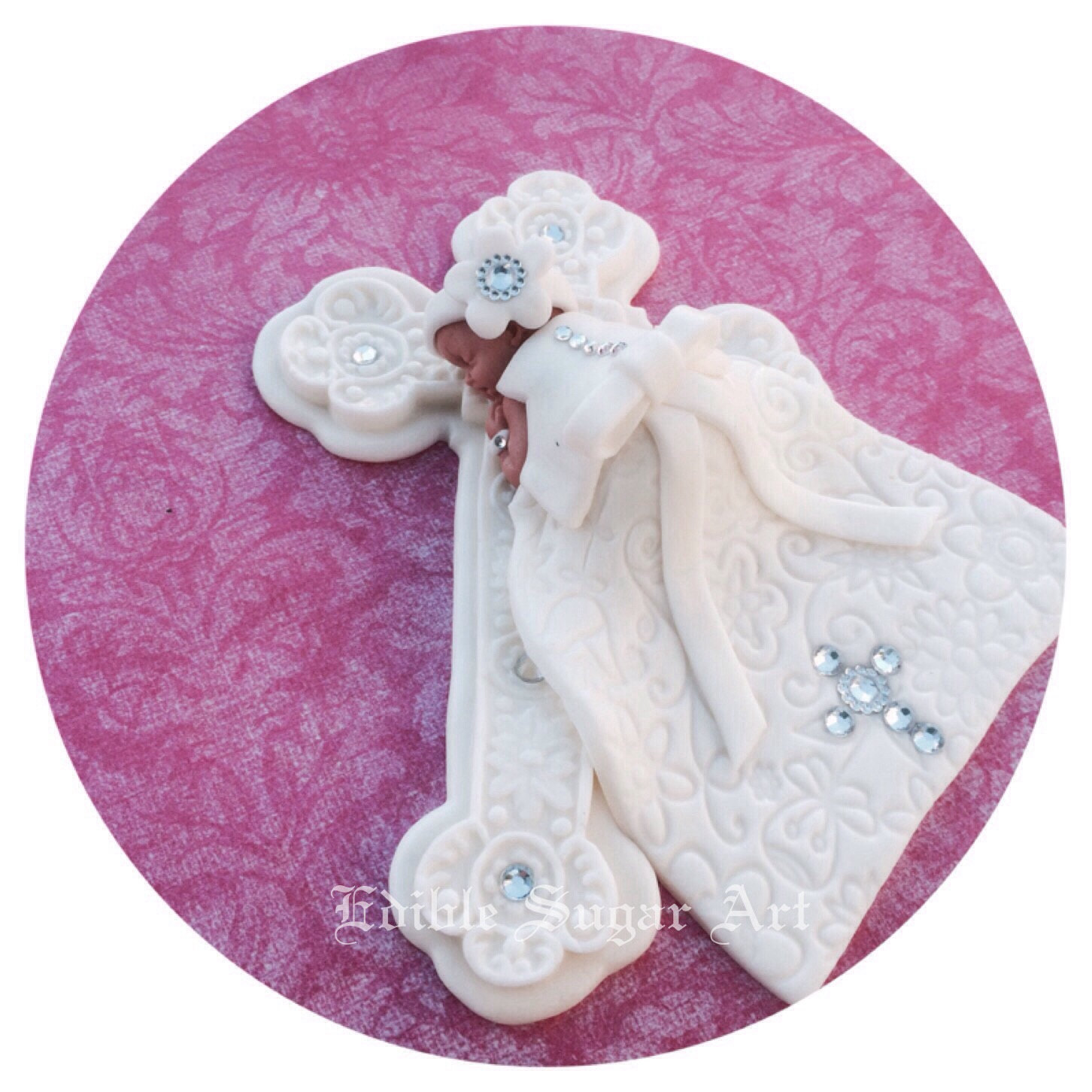 Baptism Cake Topper Girl on Luulla